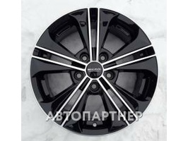 Khomen Wheels KHW1603 (Creta/Seltos) 6x16 5x114.3 ET43 67.1 Black-FP